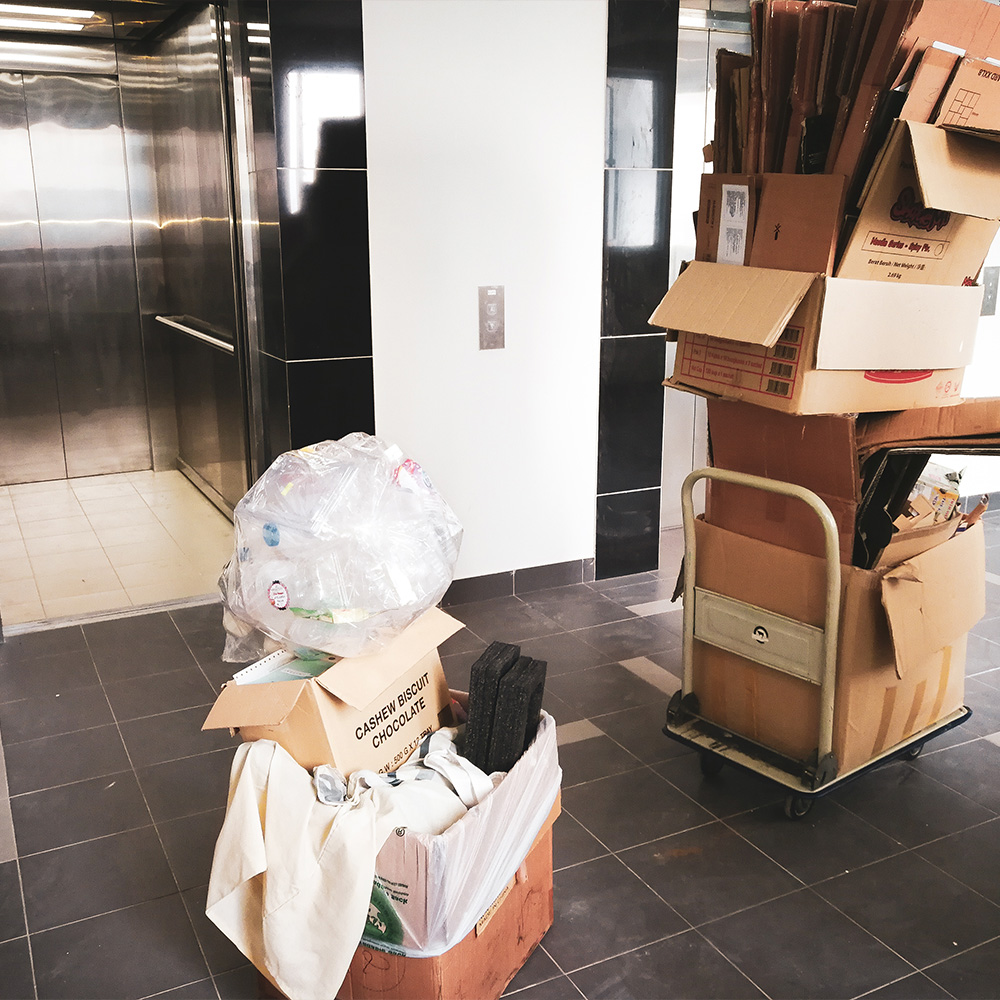 Expert Junk Champs team providing eco-friendly commercial junk removal, recycling office equipment in Lancaster County