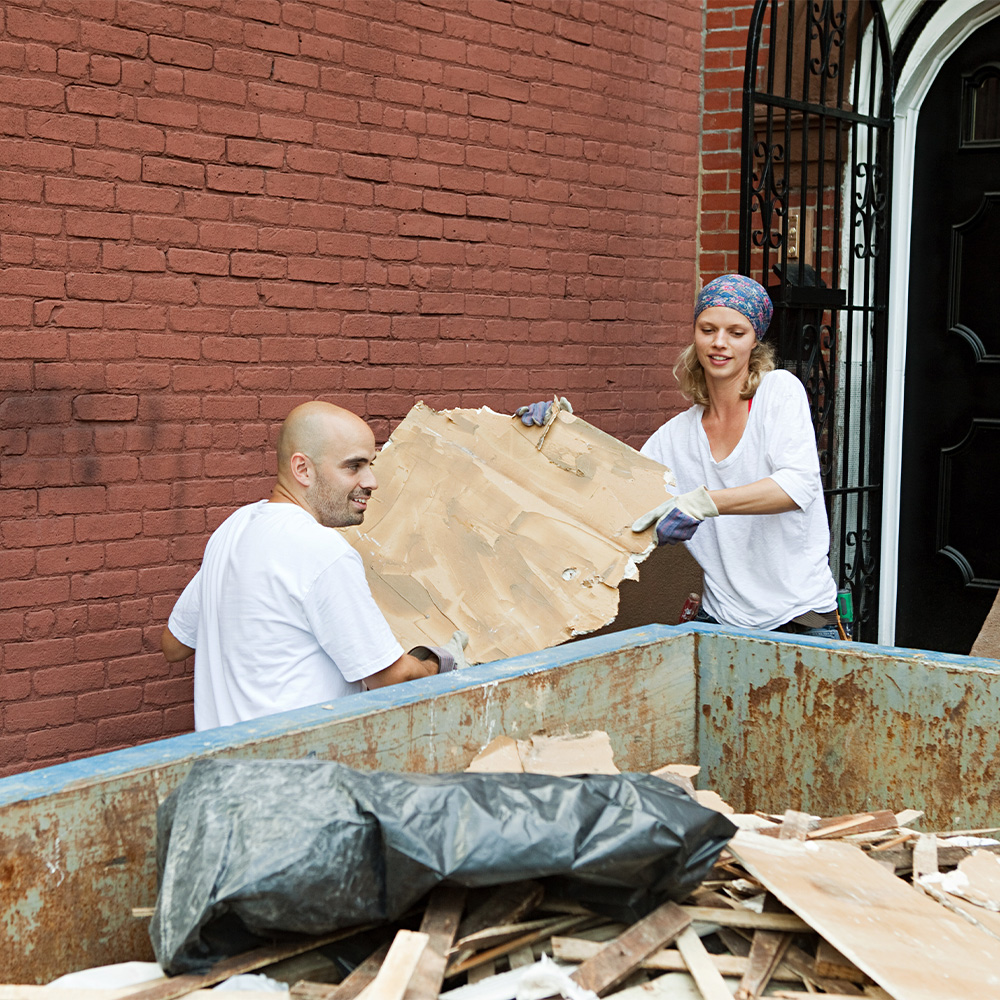 Professional Junk Champs team enhancing safety and aesthetics with specialized cleanout services in Lancaster County